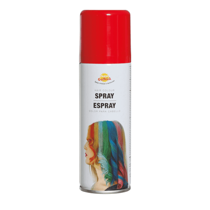 Haar Spray Rood 125ml van Fiestas Guirca koop je bij Partywinkel