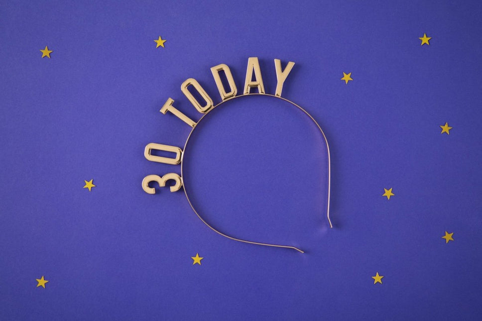 Haarband 30 Jaar Goud van Partydeco koop je bij Partywinkel