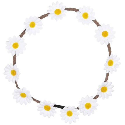 Haarband Bloemen Madeliefjes van Widmann koop je bij Partywinkel