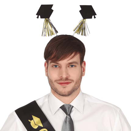 Haarband Mini Afgestudeerd Hoedjes van Fiestas Guirca koop je bij Partywinkel