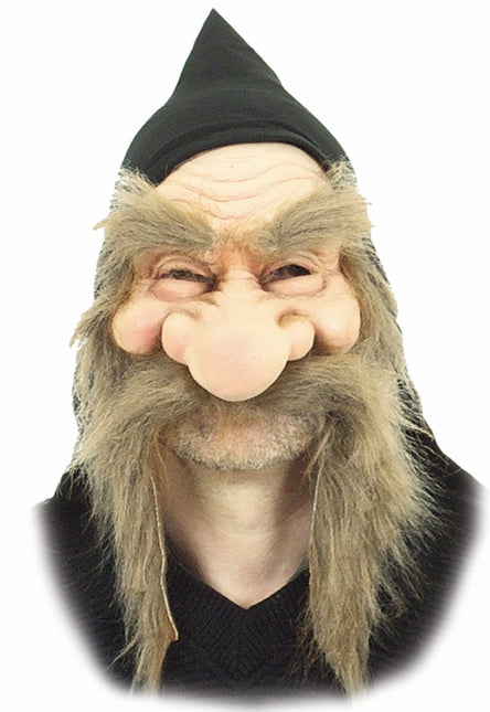 Halfgelaatsmasker Gnom, bruin van Orlob koop je bij Partywinkel