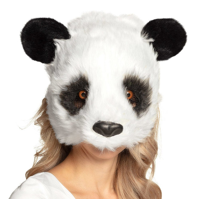Halfmasker Panda van Boland koop je bij Partywinkel