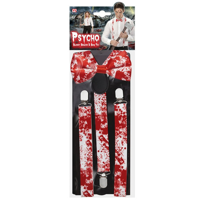 Halloween Accessoireset Bretels En Strik 2 delig van Widmann koop je bij Partywinkel