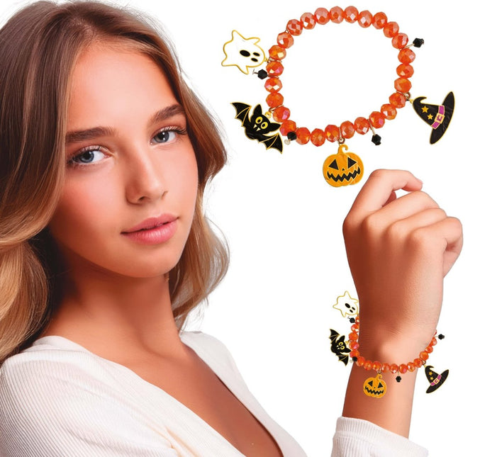 Halloween Armband Oranje van Fiestas Guirca koop je bij Partywinkel
