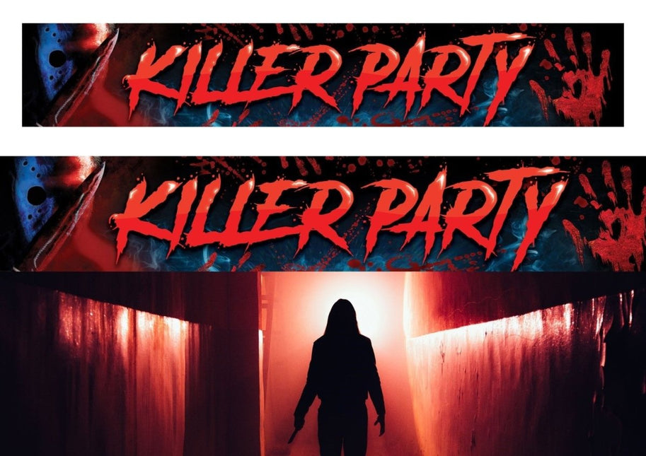Halloween Banner Killer Party van Fiestas Guirca koop je bij Partywinkel