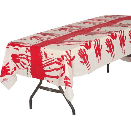 Halloween Bloederig Tafelkleed 2,7m van Fiestas Guirca koop je bij Partywinkel