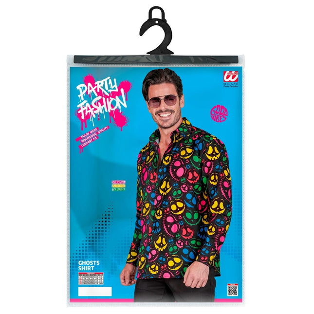 Halloween Blouse Heren Geesten van Widmann koop je bij Partywinkel