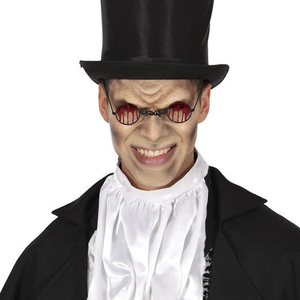 Halloween Bril Bloederige Glazen van Fiestas Guirca koop je bij Partywinkel