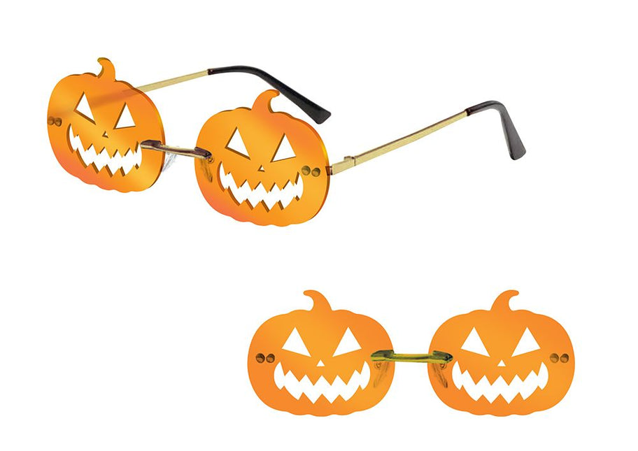 Halloween Bril Oranje Pompoenen van Fiestas Guirca koop je bij Partywinkel