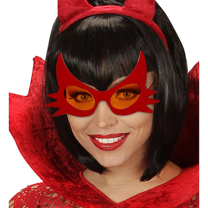 Halloween Bril Rood van Widmann koop je bij Partywinkel