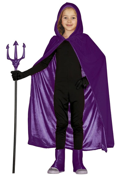 Halloween Cape Paars Kind 1m van Fiestas Guirca koop je bij Partywinkel