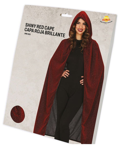 Halloween Cape Rood 1,10m van Fiestas Guirca koop je bij Partywinkel