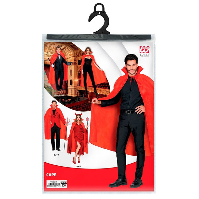 Halloween Cape Rood Duivel 1,3m van Widmann koop je bij Partywinkel