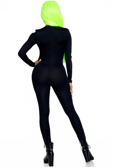 Halloween Catsuit Dames Glow In The Dark Leg Avenue van Leg Avenue koop je bij Partywinkel