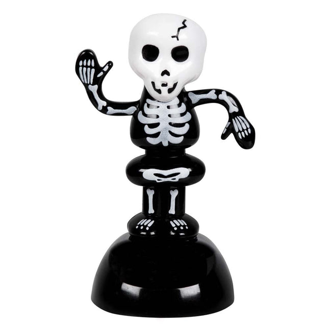 Halloween Dansend Skelet Solar 11cm van Boland koop je bij Partywinkel