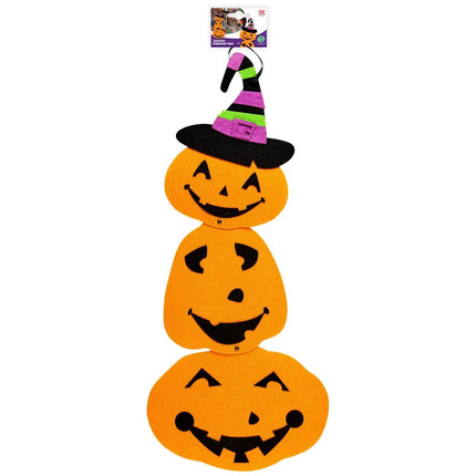 Halloween Deurbord Pompoen 60cm van Widmann koop je bij Partywinkel