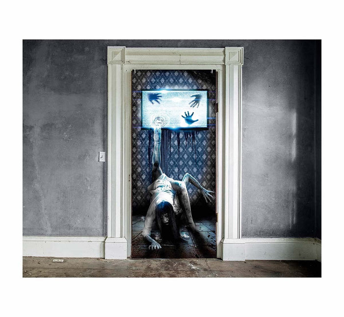 Halloween Deurposter Geest 120cm x 47cm van Fiestas Guirca koop je bij Partywinkel