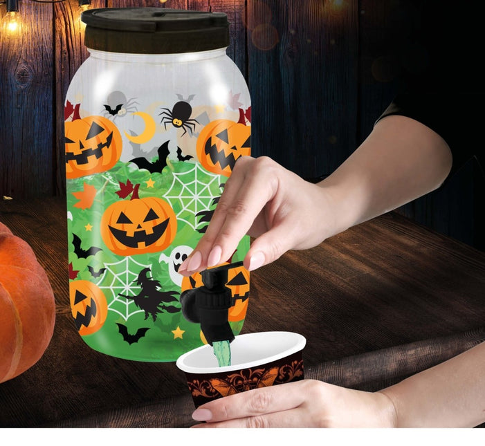 Halloween Drankdispenser Pompoen 27cm van Fiestas Guirca koop je bij Partywinkel