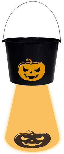 Halloween Emmer Pompoen Met Licht 20cm van Fiestas Guirca koop je bij Partywinkel