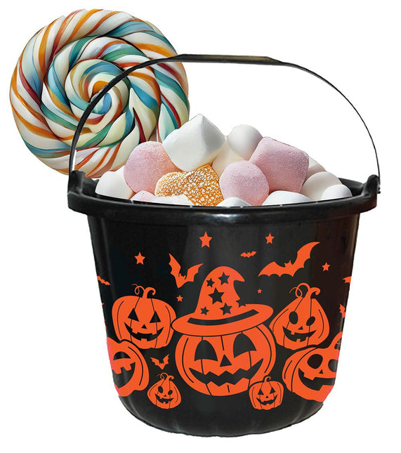 Halloween Emmer Pompoenen 18cm van Fiestas Guirca koop je bij Partywinkel