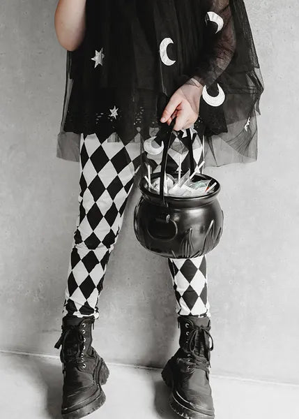 Halloween Emmer Zwart Ketel 18cm van Partydeco koop je bij Partywinkel