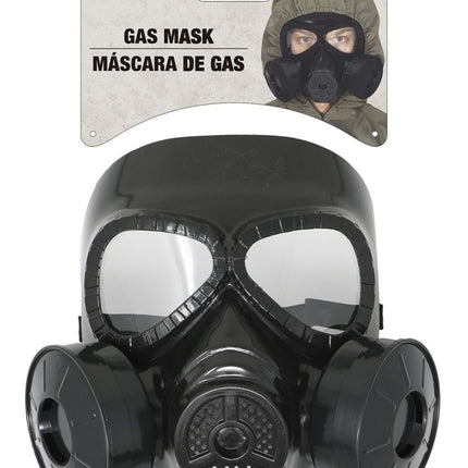 Halloween Gasmasker Zwart van Fiestas Guirca koop je bij Partywinkel