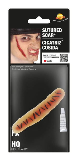 Halloween Genaaid Litteken van Fiestas Guirca koop je bij Partywinkel