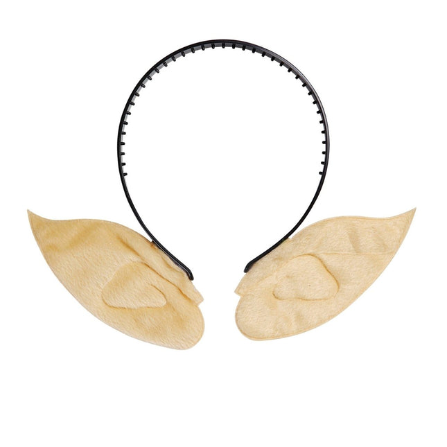 Halloween Haarband Beige Oren van Widmann koop je bij Partywinkel