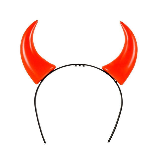 Halloween Haarband Duivelhoorntjes van Boland koop je bij Partywinkel