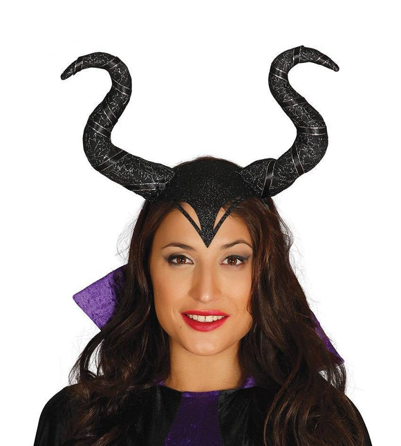 Halloween Haarband Maleficent van Fiestas Guirca koop je bij Partywinkel