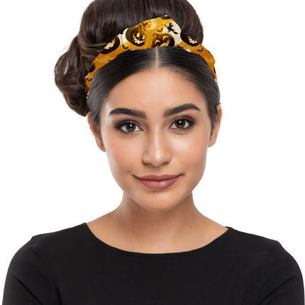 Halloween Haarband Oranje Pompoenen van Fiestas Guirca koop je bij Partywinkel