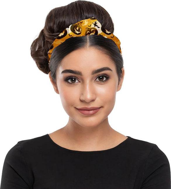 Halloween Haarband Oranje Pompoenen van Fiestas Guirca koop je bij Partywinkel
