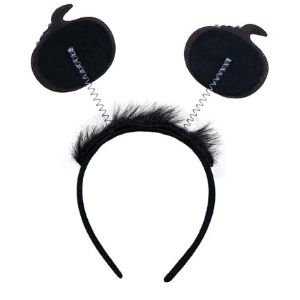 Halloween Haarband Pompoenen Pailletten van Fiestas Guirca koop je bij Partywinkel