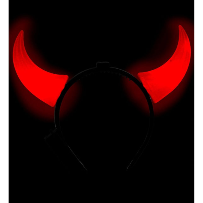 Halloween Haarband Rood Zwart Duivel van Widmann koop je bij Partywinkel