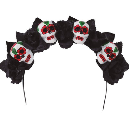 Halloween Haarband Schedels van Fiestas Guirca koop je bij Partywinkel