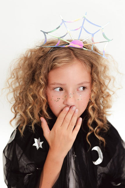 Halloween Haarband Spinnenweb 21cm van Partydeco koop je bij Partywinkel
