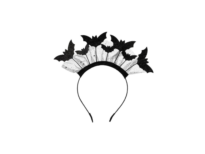 Halloween Haarband Vleermuizen 22cm van Partydeco koop je bij Partywinkel