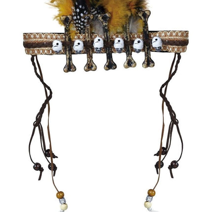 Halloween Haarband Voodoo Veren van Fiestas Guirca koop je bij Partywinkel