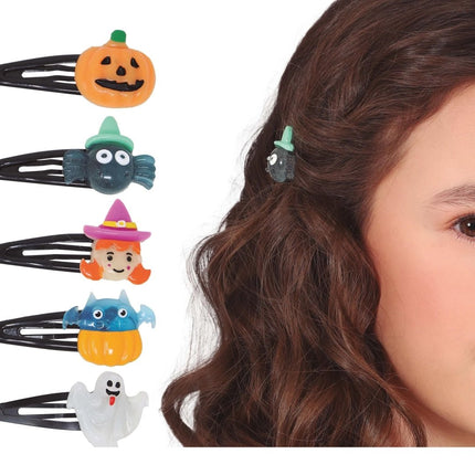 Halloween Haarclip 5st van Fiestas Guirca koop je bij Partywinkel