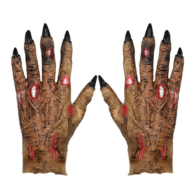 Halloween Handschoenen Zombie van Widmann koop je bij Partywinkel