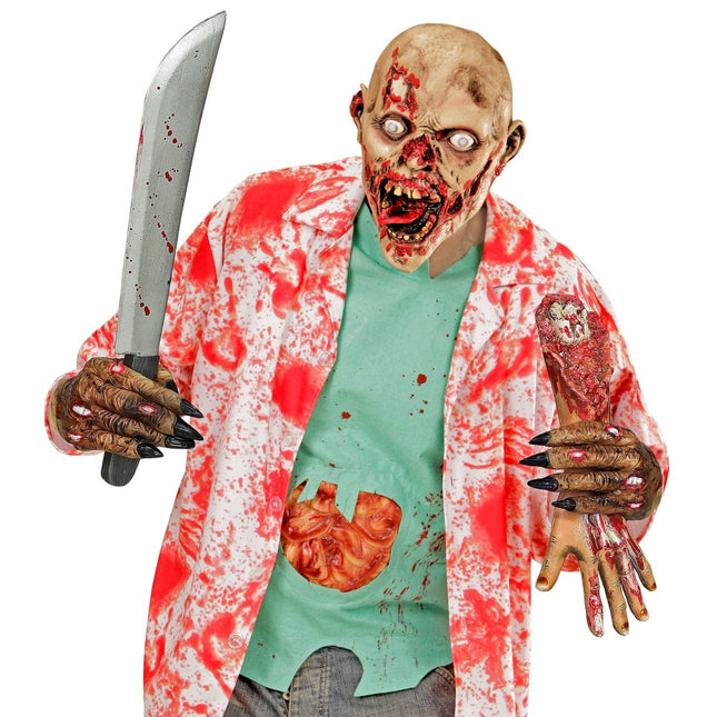Halloween Handschoenen Zombie van Widmann koop je bij Partywinkel