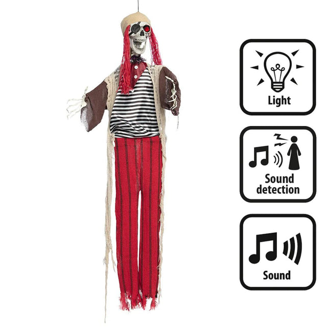 Halloween Pop Piraat 1,6m van Boland koop je bij Partywinkel