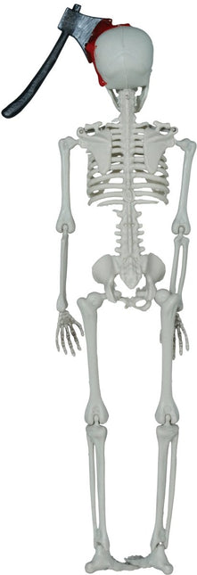Halloween Hangdecoratie Skelet Met Bijl 40cm van Fiestas Guirca koop je bij Partywinkel