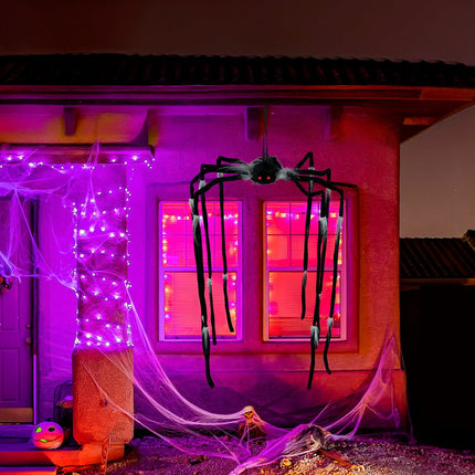 Halloween Hangdecoratie Spin Met Lange Poten 80cm van Fiestas Guirca koop je bij Partywinkel