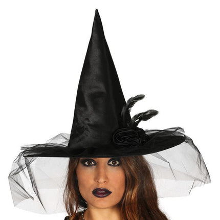 Halloween Heksenhoed Bloem van Fiestas Guirca koop je bij Partywinkel