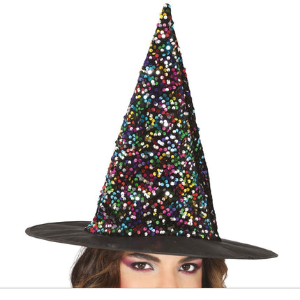 Halloween Heksenhoed Glitters van Fiestas Guirca koop je bij Partywinkel