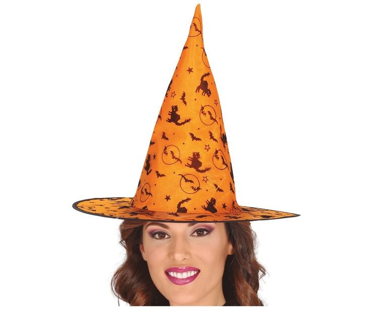 Halloween Heksenhoed Oranje van Fiestas Guirca koop je bij Partywinkel