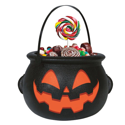 Halloween Heksenketel Pompoen 20cm van Fiestas Guirca koop je bij Partywinkel