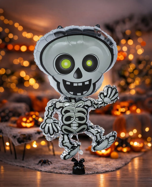 Halloween Helium Ballon Skelet Leeg 65cm van Fiestas Guirca koop je bij Partywinkel