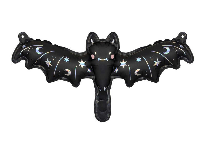 Halloween Helium Ballon Vleermuis Leeg 40cm van Partydeco koop je bij Partywinkel